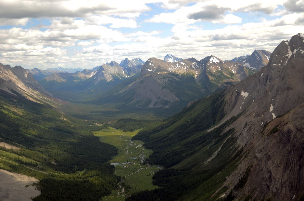 05 Cone Mountain, The Fist, Mount Shark, Mount Turner, Mount Sir Douglas, Mount Morrison, Wonder Peak From Helicopter Between Lake Magog And Canmore